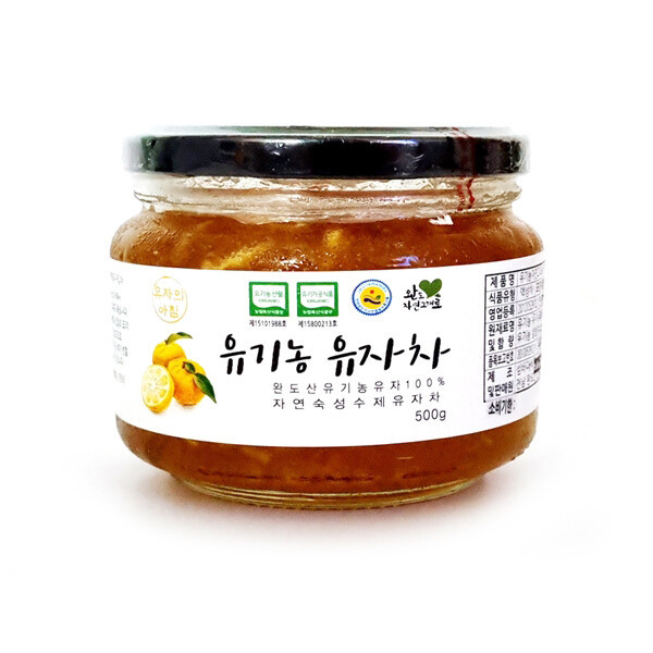 유자공주이야기 완도 유기농 유자차 500g