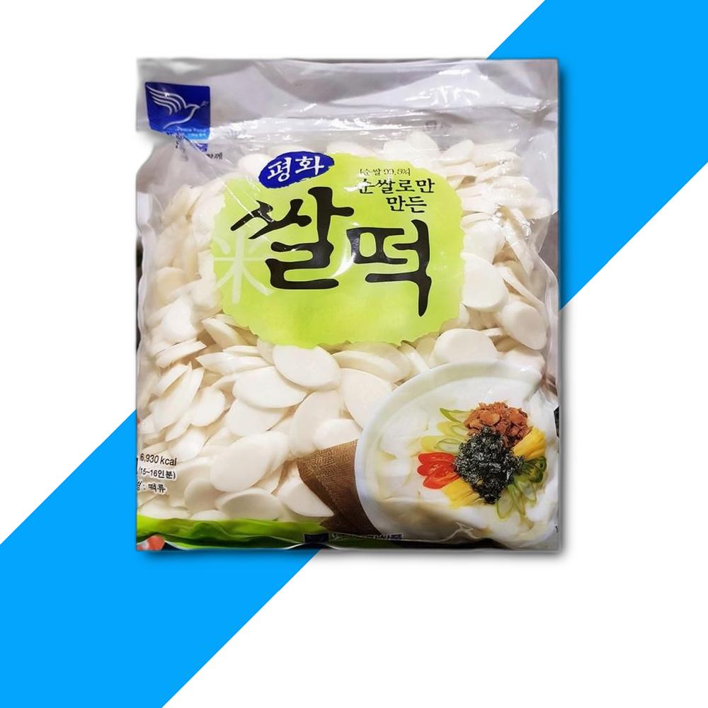 평화에프앤비 평화에프앤비 화 쌀떡국 3KG 쌀떡국 즉석식품 간식 분식재료 떡국