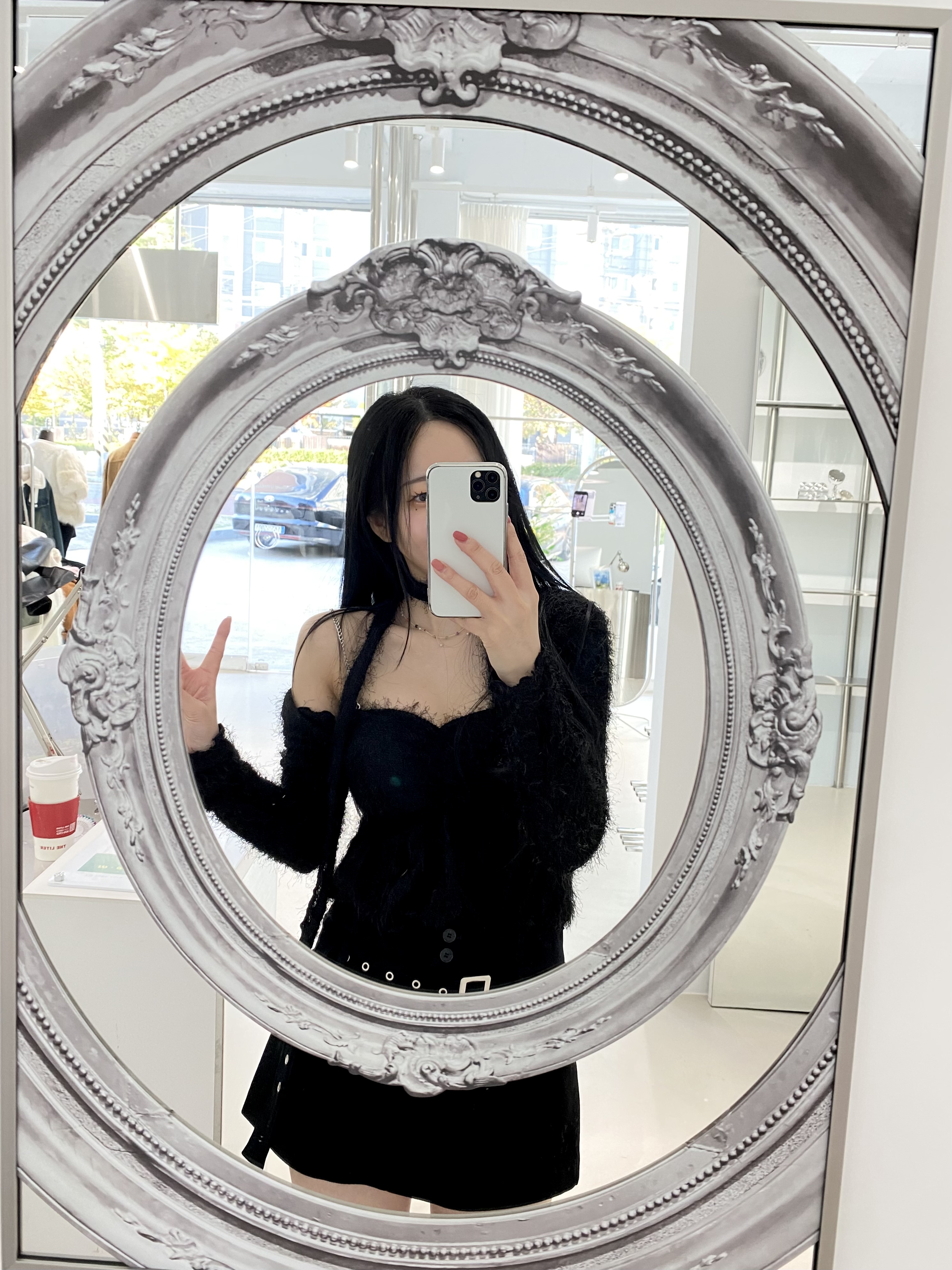 메리유 체인탑 볼레로 스카프 쓰리피스세트