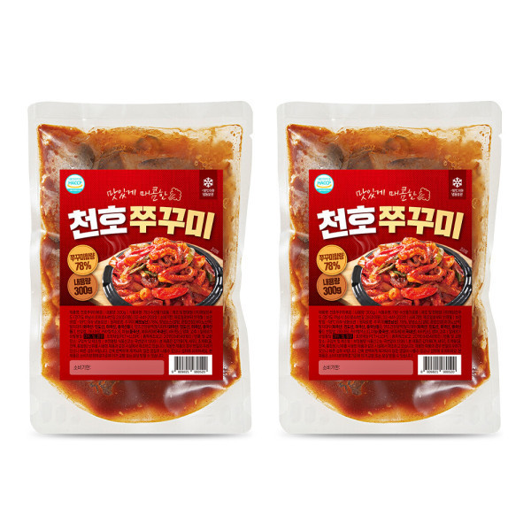 천호 쭈꾸미 볶음 300g 2봉