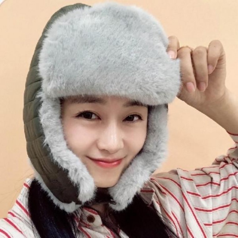 겨울 방한 카키 스타일 군밤 장수 모자 털 귀달이모자