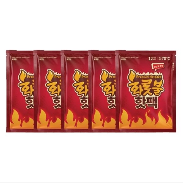 올덴 프리미엄 화롯불 손난로 핫팩 80g 5개