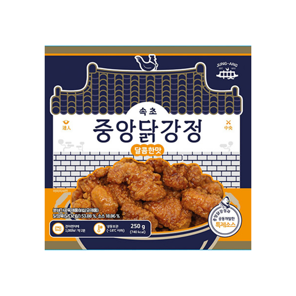 속초중앙닭강정 달콤한맛 즉석간편조리