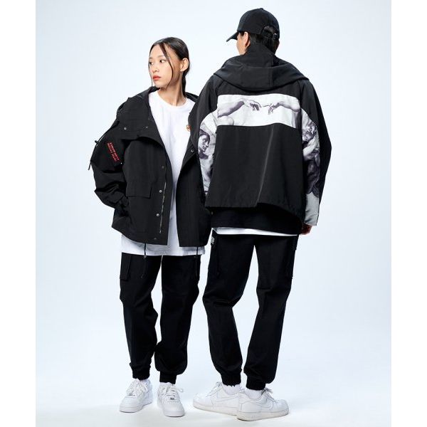 매장정품 ARTISTWEAR ATW2pack 제네시스 오버핏 아노락 바람막이 자켓 패치 카고 조거팬츠패치유 무선택가