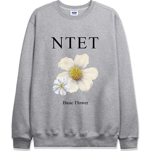 엔티이티 BASIC FLOWER 베이직플라워 맨투맨