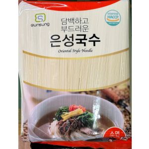 은성푸드 소면 3Kg 소면 잔치 국수 식자재 우리 밀국수 국수면 진공 식료품 치자 면 요리 중면 업소용