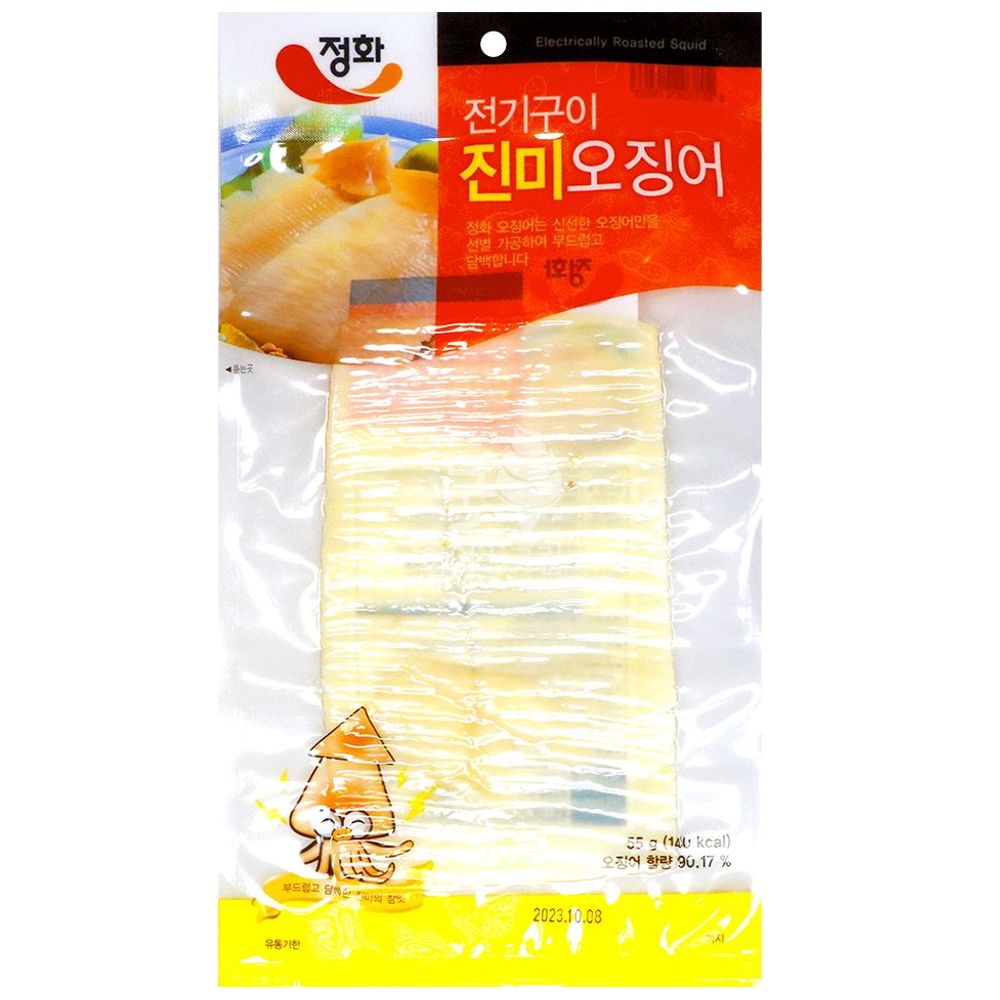 가공 안주류 55g 정화식품 진미 오징어 6개 전기구이