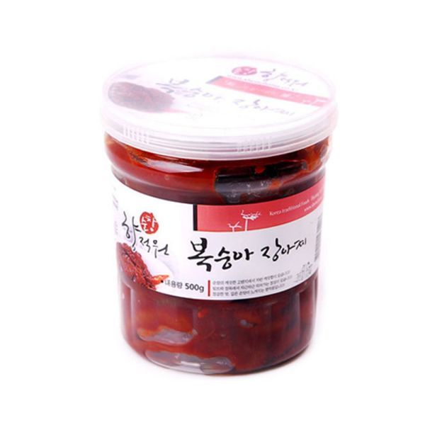 복숭아 장아찌 500g 맛있는 정성가득 맛있는밑반찬 간단한 맛난 안전한먹거리 반찬배 집반찬 가정식반 꽃