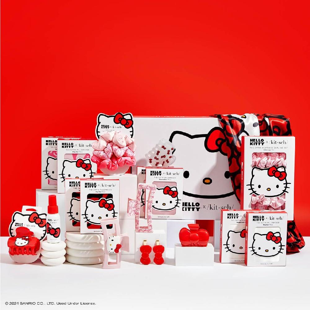 헬로 키티 x 키치 키티 빅 리본 헤어 집게핀 Kitty Bow Shape