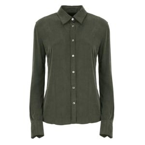 해외배송 24FW 로베르토 리치 디자인 셔츠 Green W2480820BOSCO