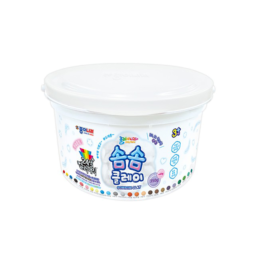 종이나라 종이나라 솜솜클레이350g 컬러매직40g 10gx4개