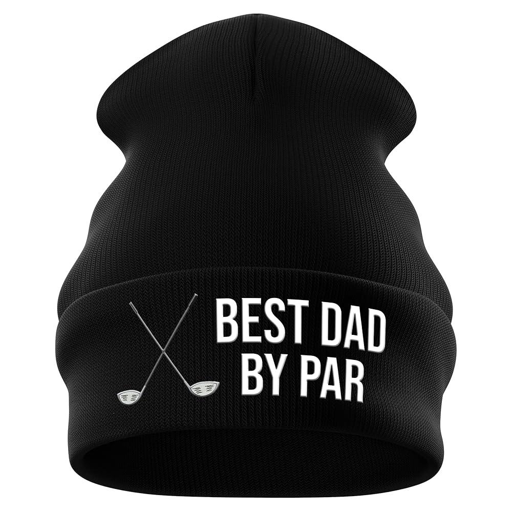 Dad by Par 아빠를 위한 재미있는 비니 모자 골프 모자 참신한 골프 507722