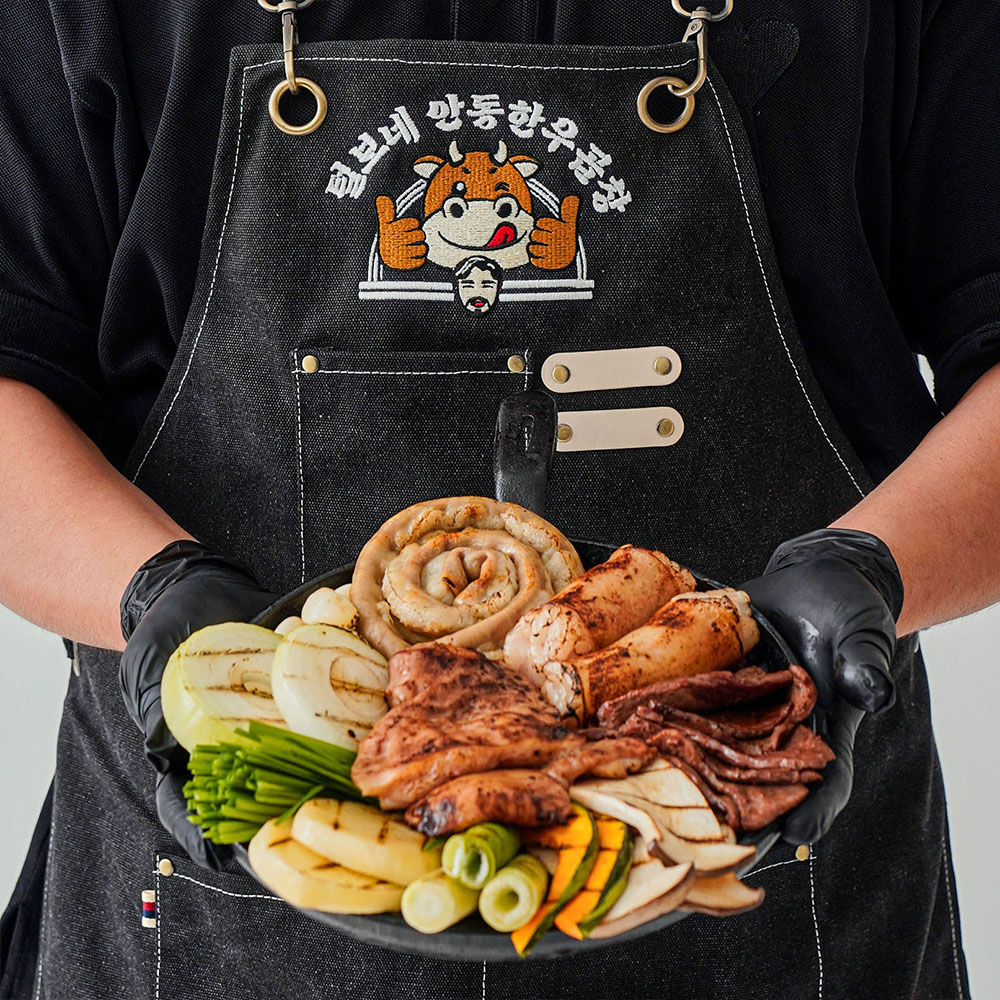 털보네안동한우곱창 한우 소막창200g 막창구이 캠핑 밀키트 혼술 술안주 100 리얼 한우막창 200g