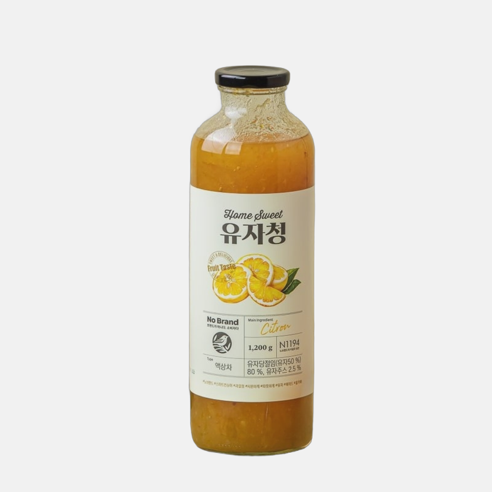 노브랜드 유자청 1200g x2개