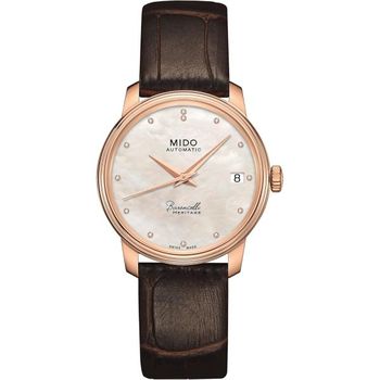 미국 미도 여성시계 Mido 워치 Women Mother of Pearl Baroncelli Heritage Lad