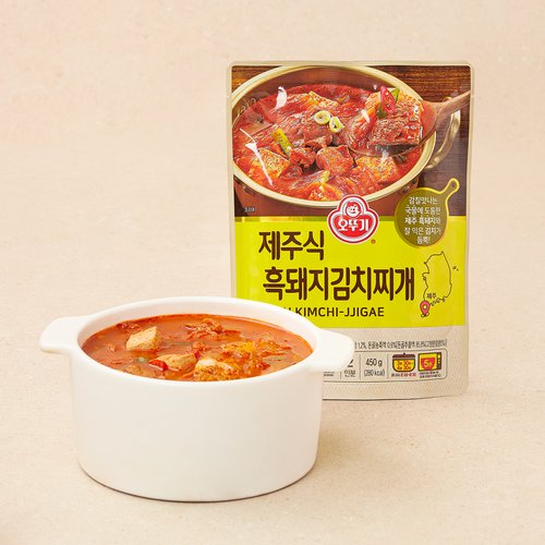오뚜기 오뚜기 제주식 흑돼지 김치 찌개 450g