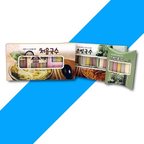 아기 음식 유아용 처음국수 30g x 5종 3개입 어린이 답례품 돌잔치 5방색 연잎