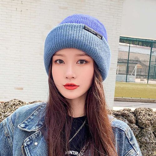 패피 방울 털모자 비니 겨울 이중 나염 워머 양면 귀달이 페이스 캡 모자 원템4
