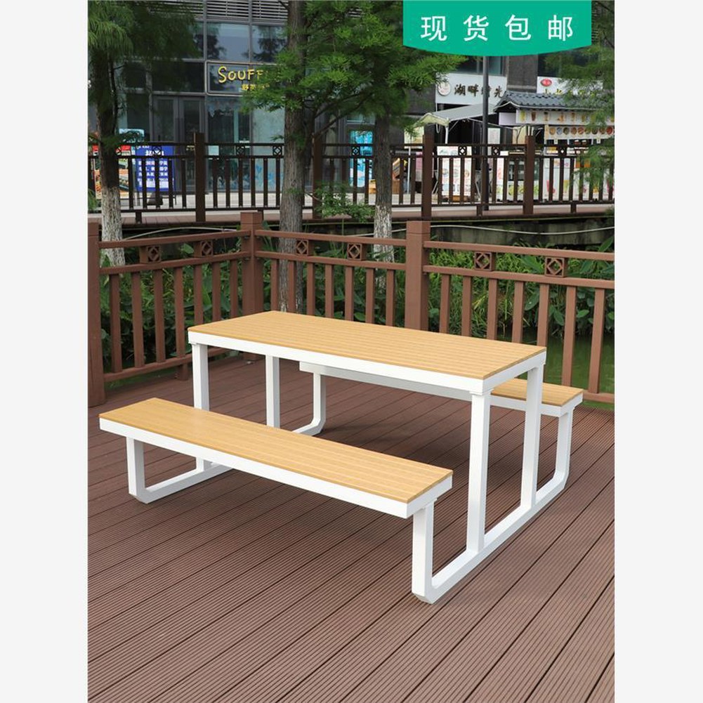 야외 파라솔 벤치 대형 옥외용 테이블 탁자 카페 정원 원목