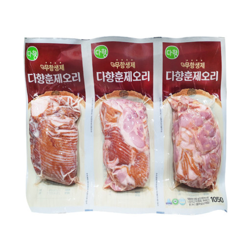 팜덕 다향오리 다향훈제오리 350g 3개