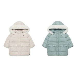 블루독 베이비 디테처블 퍼트리밍 덕다운 점퍼 44C14-114-09 10