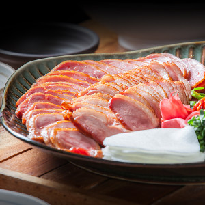잡내없이 부드러운 식감의 무항생제 유황오리 훈제 바비큐 500g X2