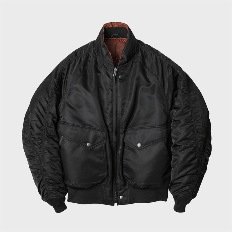 루트파인더 루트파인더 PILOT JACKET JET BLACKSMOKY M
