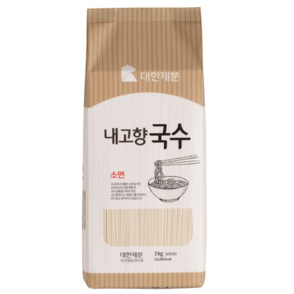 대한제분 대한제분 대한제분 곰표 내고향국수 3kg 2개