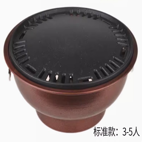 옛날 화로 흙난로 숯불화로 바비큐 구이판 황토 화덕 흙난로 그릴팬 볼드형 1개