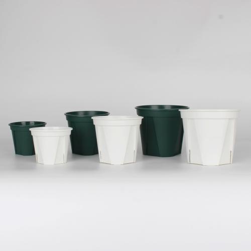 원형 플라스틱 슬릿 화분 10호 12호 14호