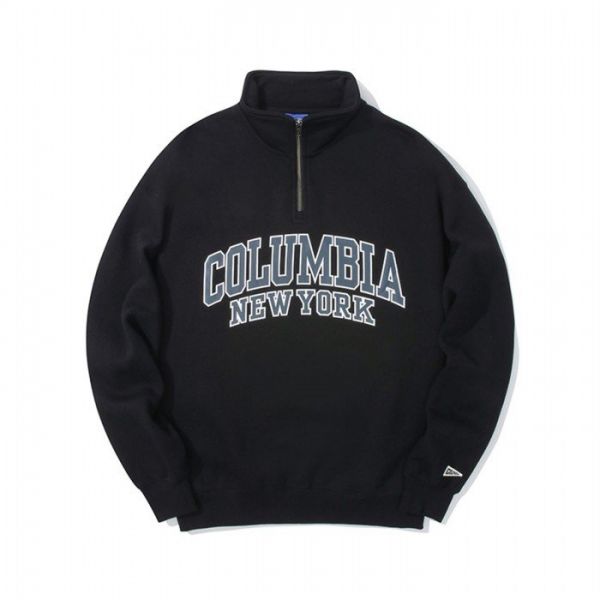 컬럼비아유니버시티 컬럼비아유니버시티 기모 90S ARCH LOGO FLEECE HALF ZU SWEATSHIRTS 블랙664039