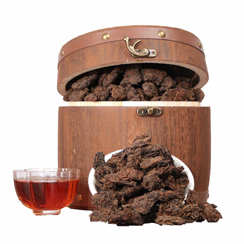 10년 브론산 보이차 숙차 600g 노두 보이 10년 이상 윈난 멍하이 진향차