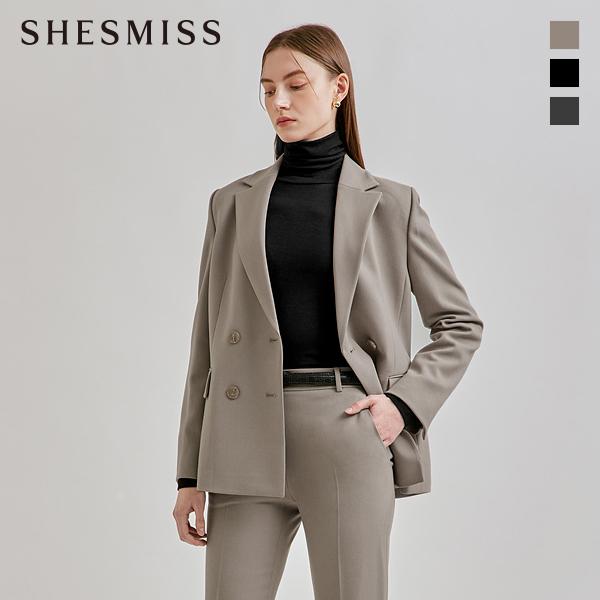 쉬즈미스 쉬즈미스 더블 브레스티드 자켓 SWSJKN410301624300 55