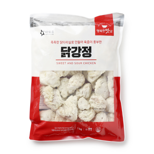 아워홈 아워홈 냉동 아워홈 행복한맛남 닭강정 1kg 1개