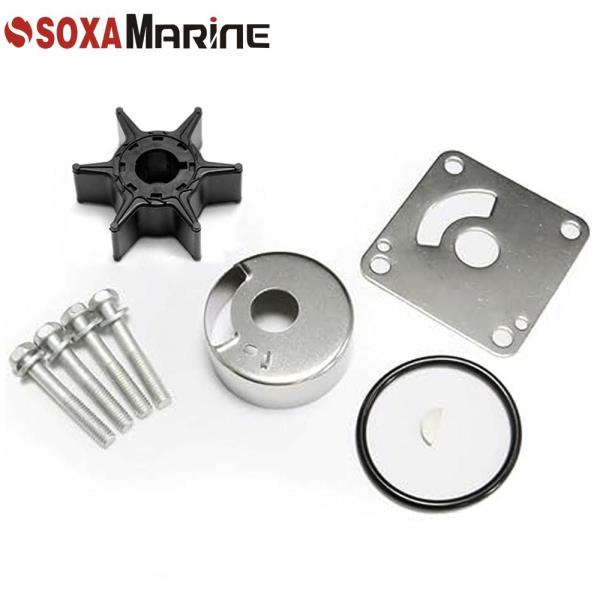 워터 펌프 임펠러 키트 야마하 2 스트로크 20HP 보트 엔진 20D 25N 18-3065 6L2-W0078-01