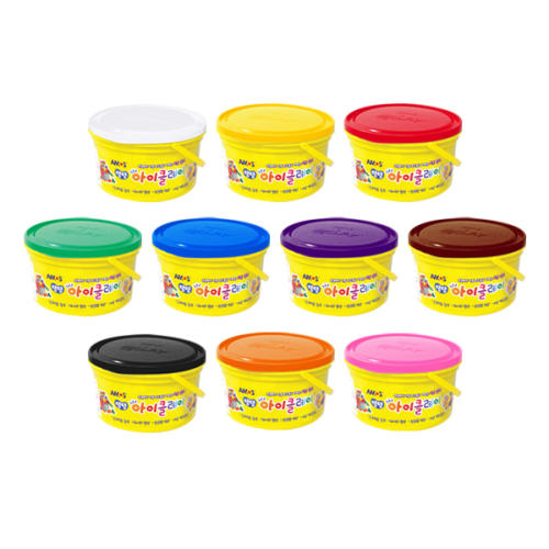 아모스 탱탱 아이클레이 600g-단색선택 클레이 버킷 벌크 대용량 885787