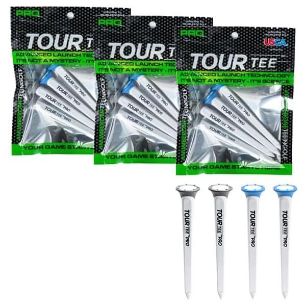 2893004 티꽂이 티샷 드라이버 골프티 우드 3개 세트 TOUR TEE PRO 투어티 프로 블루x그레이 4개입x3T