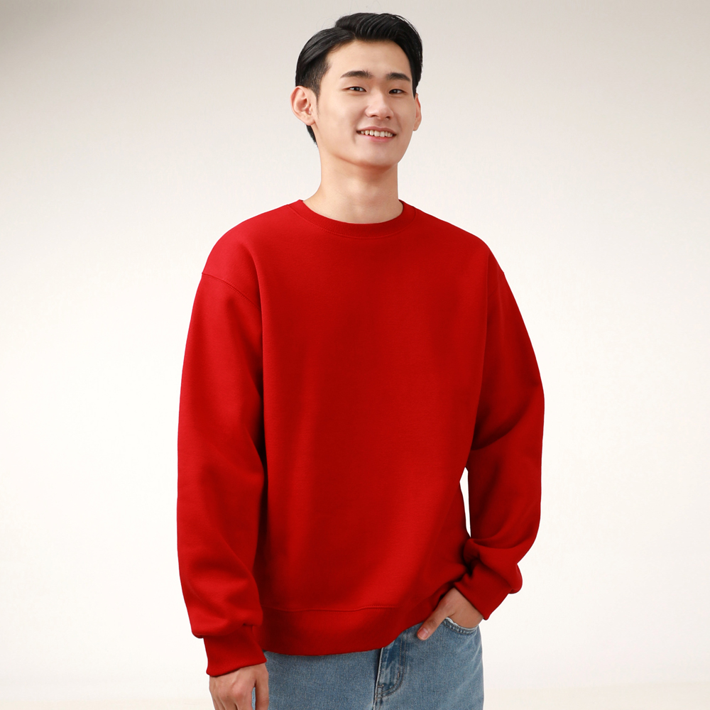 그랜피니 그랜피니 무지 맨투맨 L 바닐라 GFMT114
