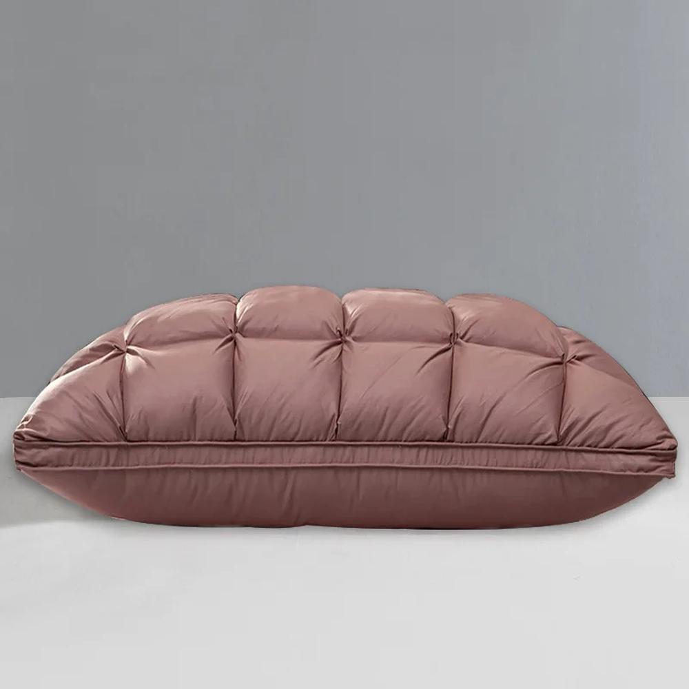 빵 구스다운 베개 핀치 플리츠 디자인 목 보호 킹 퀸 침대 커버 1 1 pcs 1개 B 미국 퀸 20x30