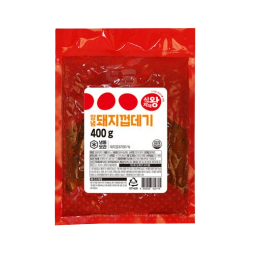 식자재왕 바이오마켓 식자재왕 불타는 양념껍데기 400g x 3묶음 19개 1 2kg