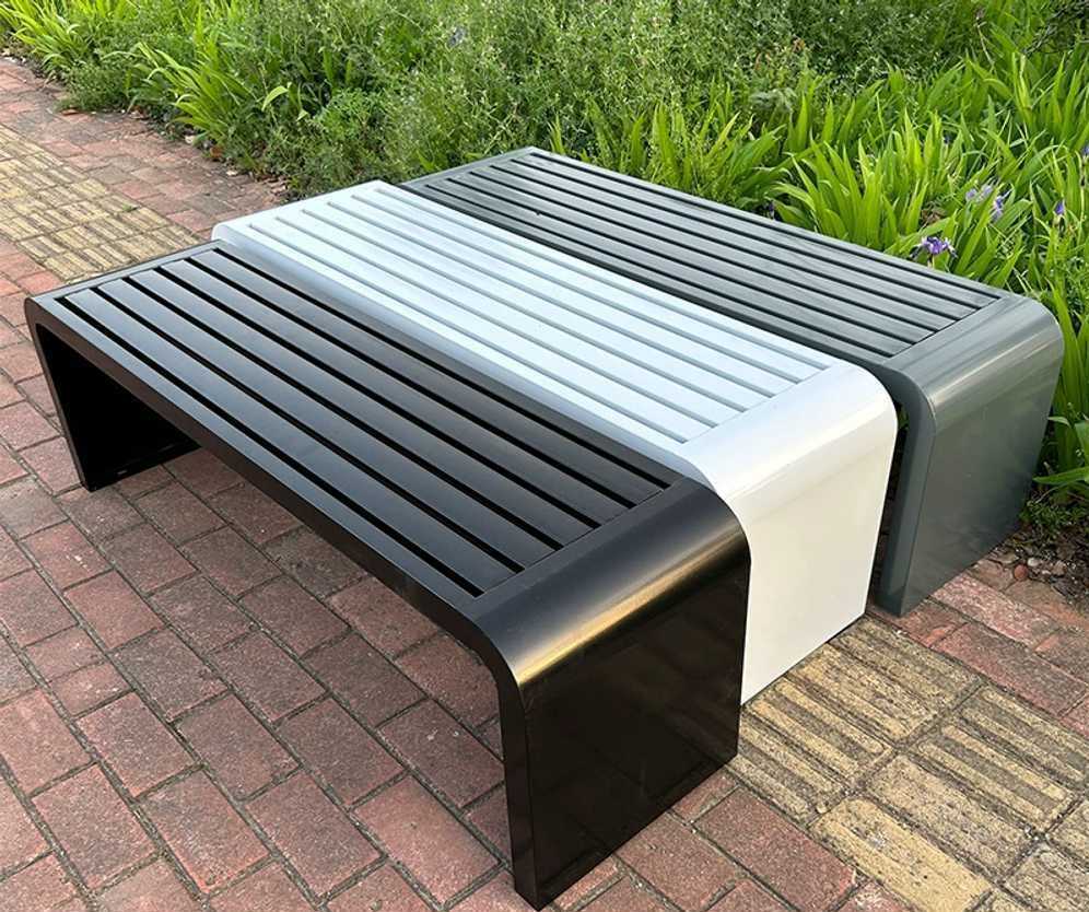 철제 밴치 야외 공원 벤치 의자 1mx40cmx45cm 검은색