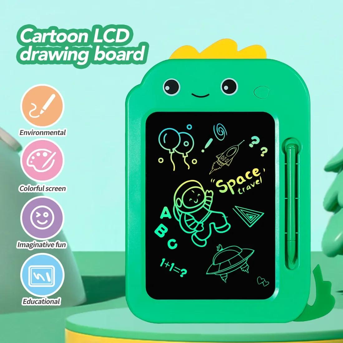 다채로운 LCD 필기 칠판 작은 칠판 어린이 그림 그리기 전자 필기 보드 장난감 선물