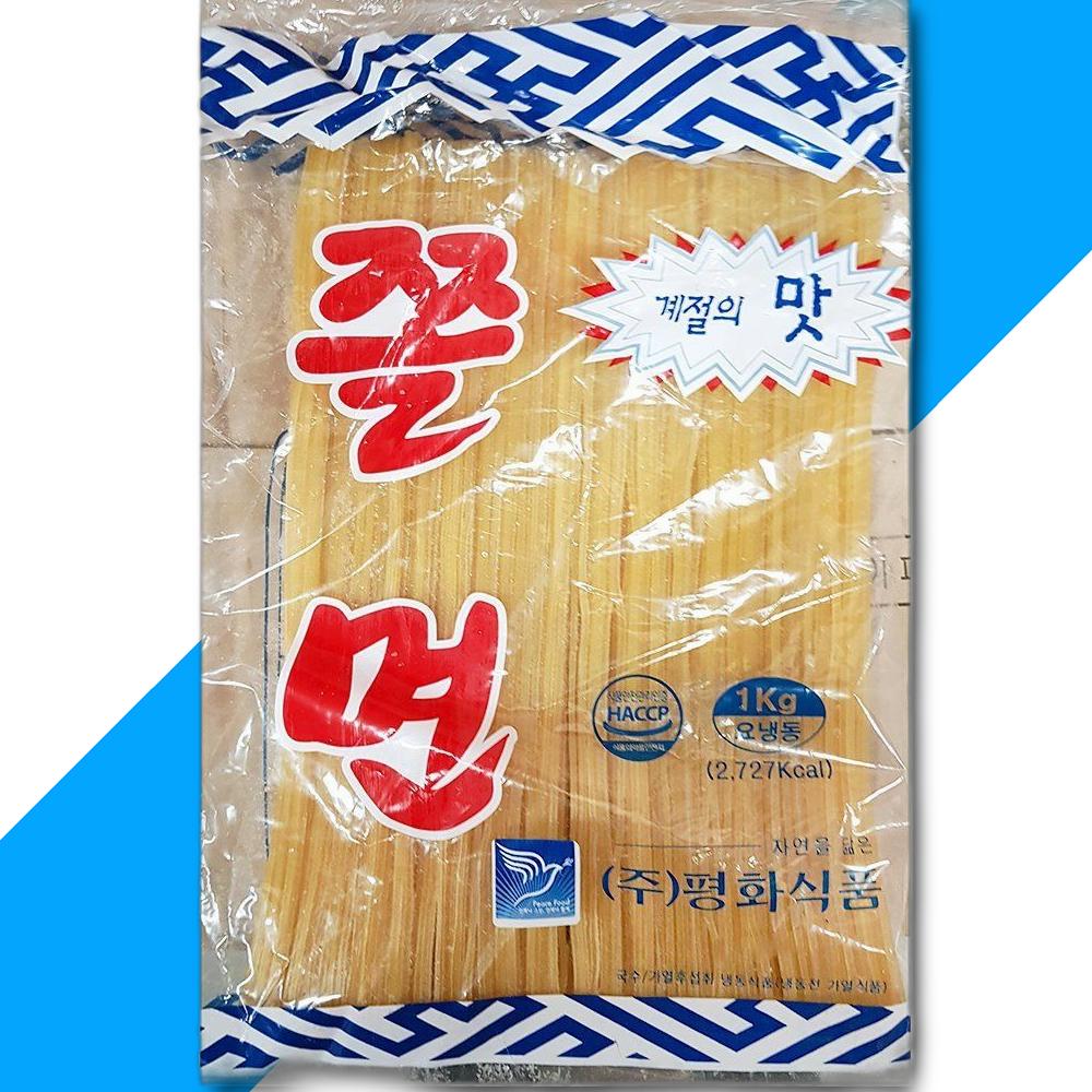 평화에프앤비 평화에프앤비 화 쫄면사리 1KG 쫄면사리 쫄면재료 즉석식품 분식재료 쫄면