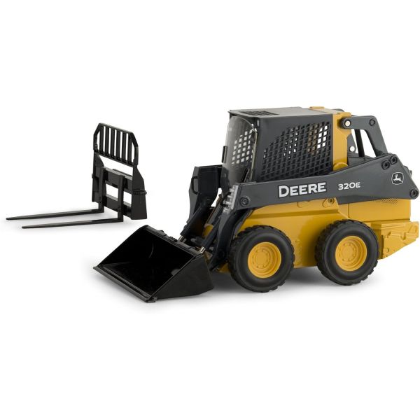 존디어 John Deere 존디어 ERTL 320E 스키드 스티어 로더 차량 1 16 스케일 1개