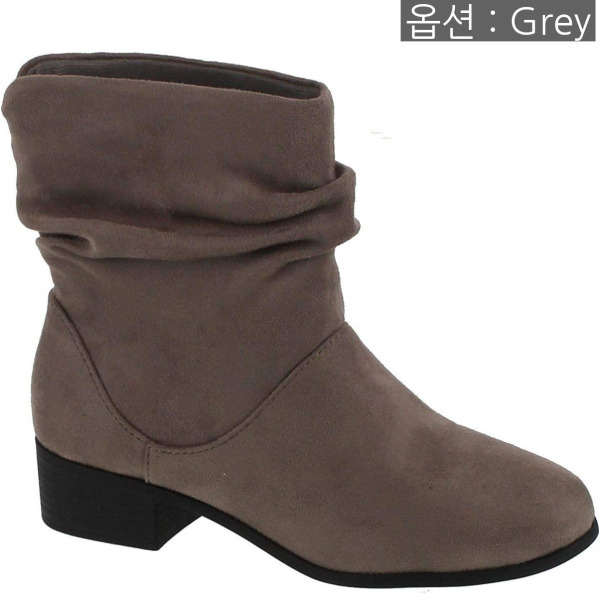 디에프디인터내셔날 Soda 소다 ENERGY Women Slouchy Round Toe Low Block Heel Sueded Ankle Boot Bootie 에너지 여성 라운
