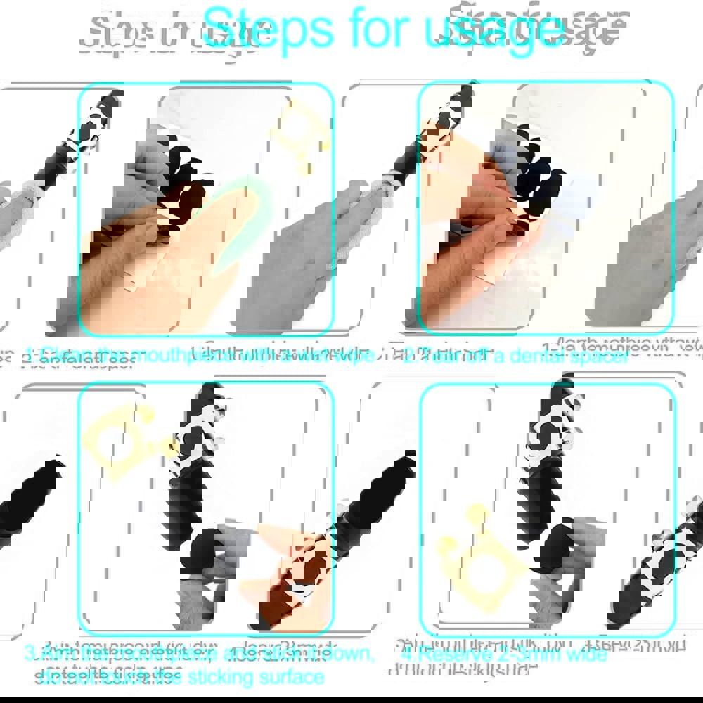 블링킹덤 40pcs 0 마우스피스 쿠션 알토 테너 색소폰 접착 클라리넷 패치 강력 타원형 초보 뮤지션용 패드