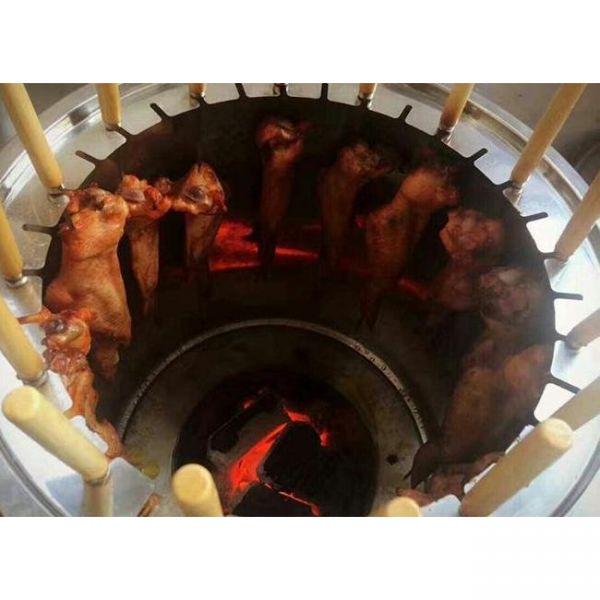 오리 닭 대형 항아리 바베큐 야외 훈제 화덕 온도계 오븐 스토브 베이컨 삼겹살