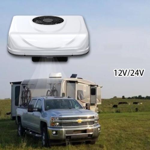 자동차 RV 옥상 에어컨 전기 주차 캠핑카 밴 버스 모터홈 12V 24V