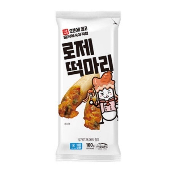 로뎀 푸드 로제 떡 마리 100g