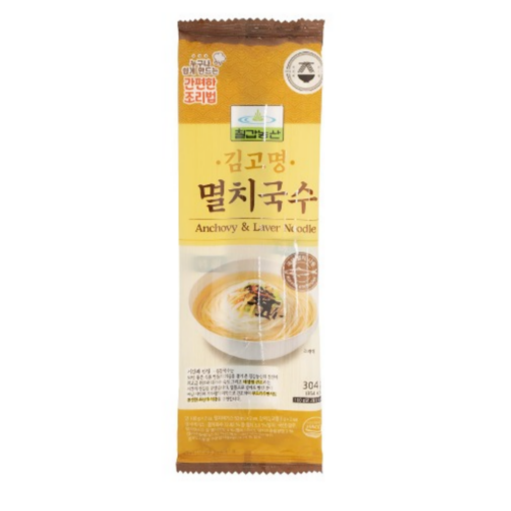 칠갑농산 칠갑농산 칠갑농산 김고명 멸치국수 간편식 7개 304g